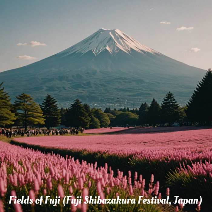 4. Fields of Fuji – Fuji Shibazakura Festival